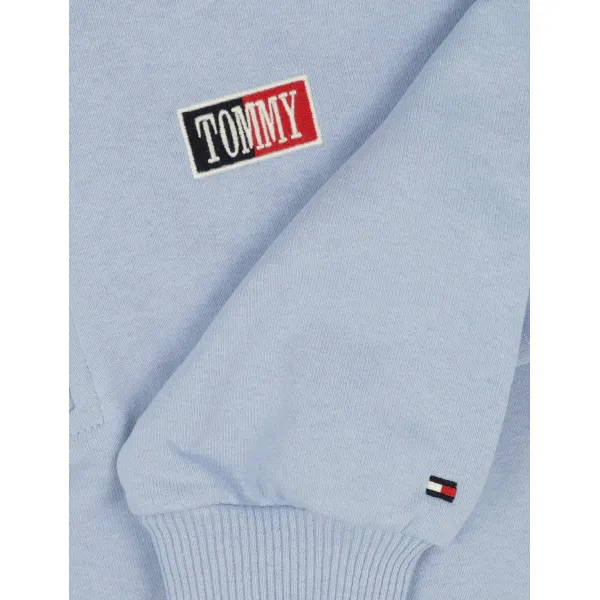 Толстовка классического кроя, неподвластная времени. Tommy Hilfiger, синий — фото 3