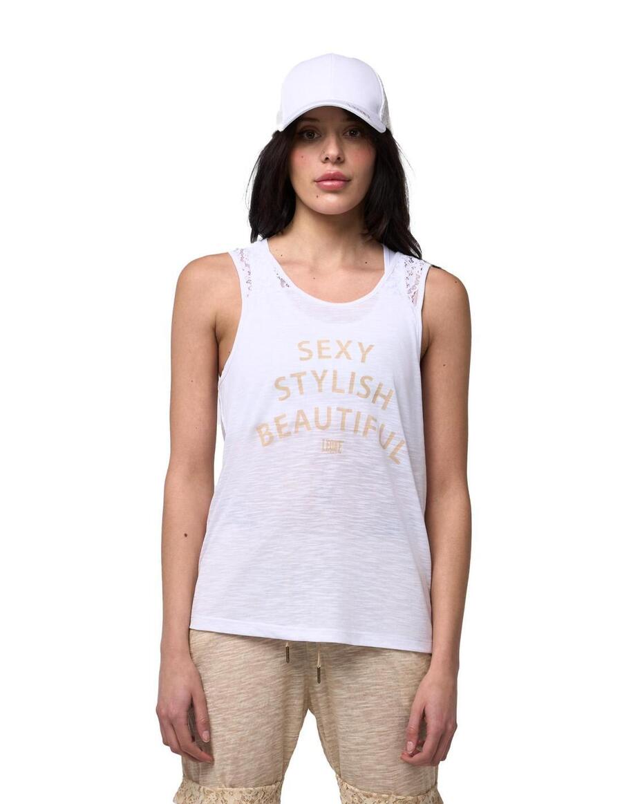 

LEONE 1947 APPAREL Женская майка Leone Lace