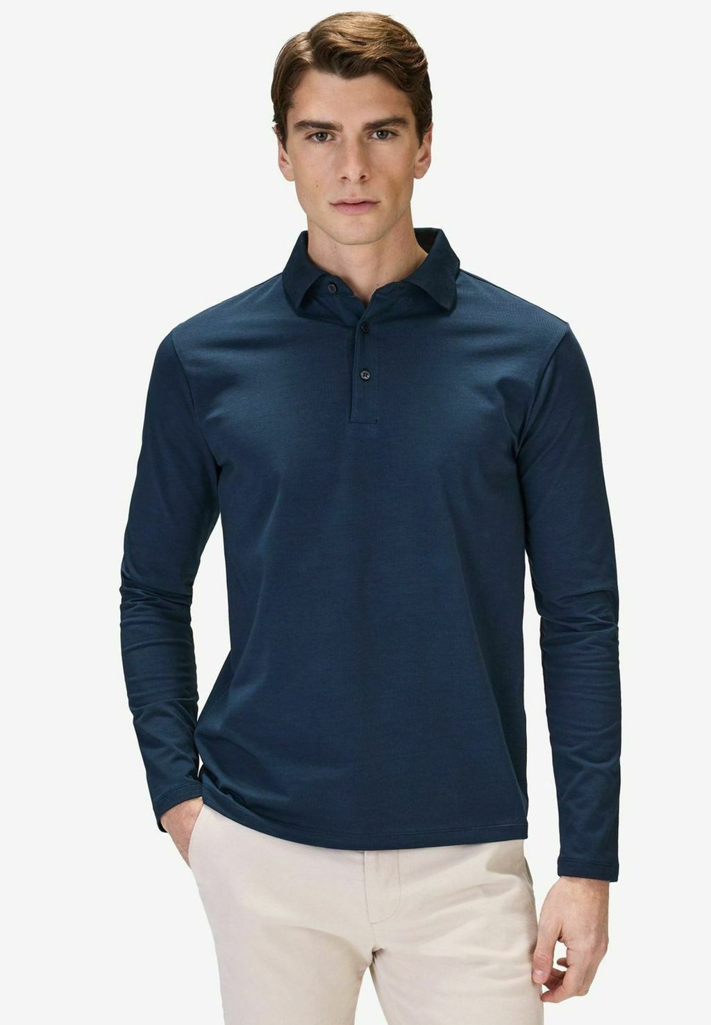 

Топ с длинными рукавами FITTED LONG SLEEVE John Henric, темно-синий