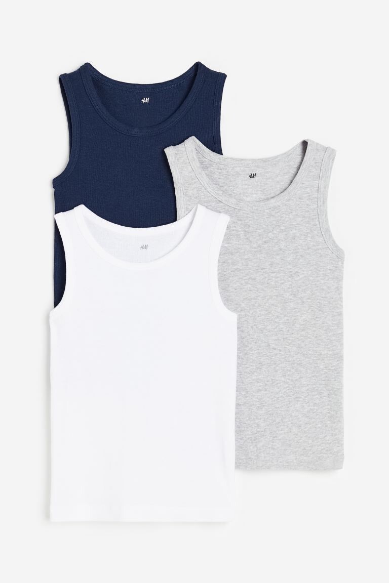 Топ без рукавов из трех частей H&M