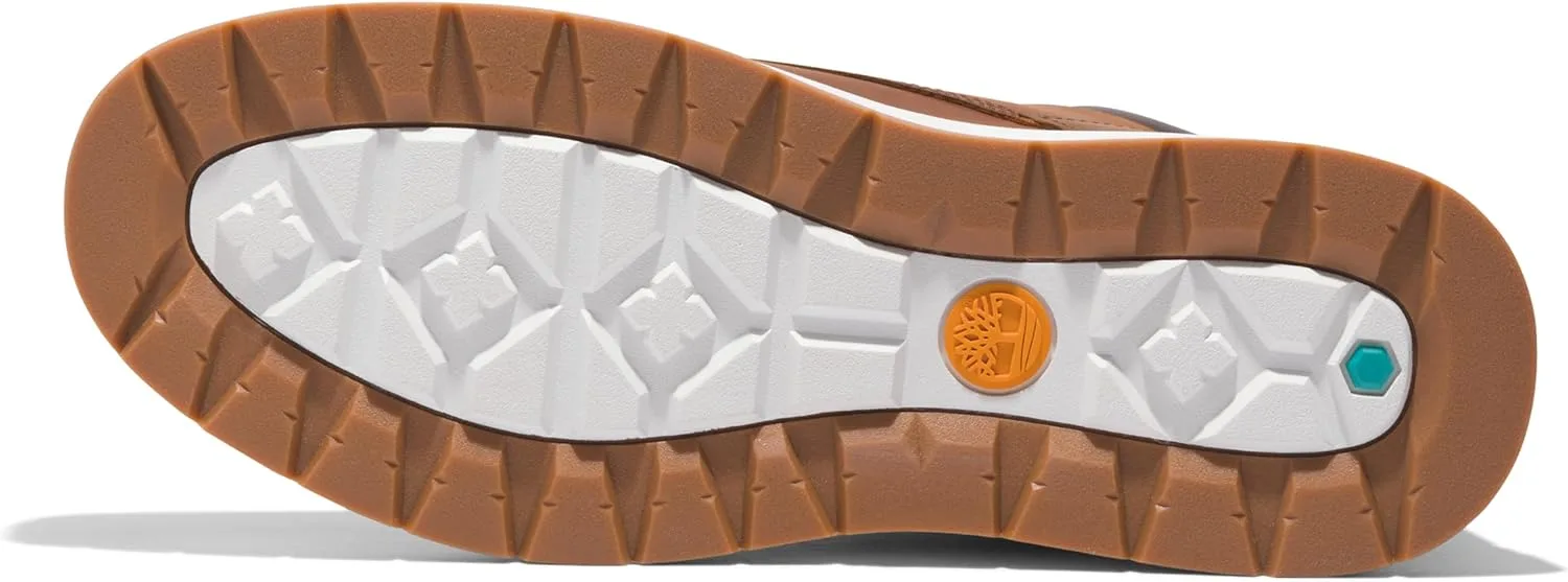 Мужские кожаные кроссовки-чукка Timberland Maple Grove на шнуровке, коричневый — фото 4