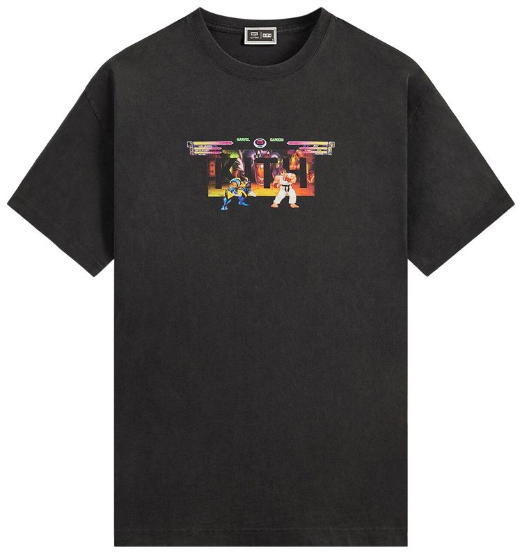 

Винтажная футболка Kith x Marvel vs. Capcom Circus, черный