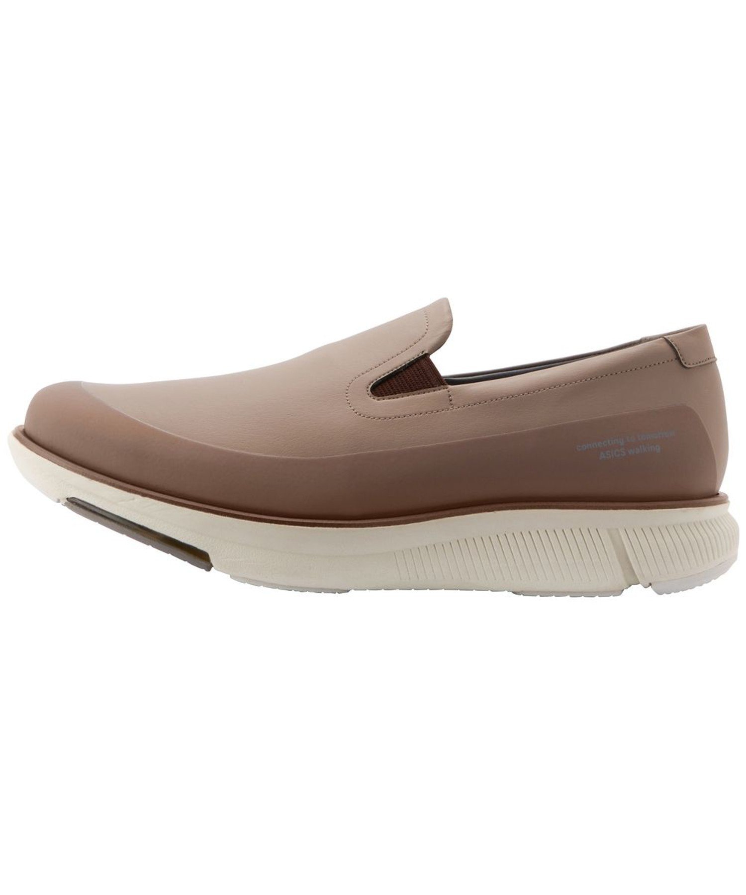 Мужские мокасины Pedala Ridewalk Connect Asics Walking Pedala, Warm Gray — фото 4