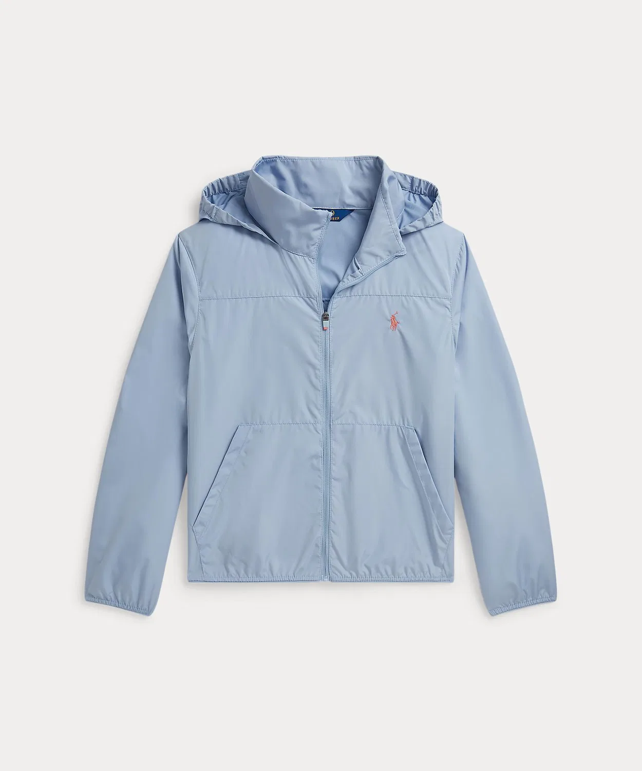 Куртка водонепроницаемая с капюшоном бренда Polo Ralph Lauren, синяя