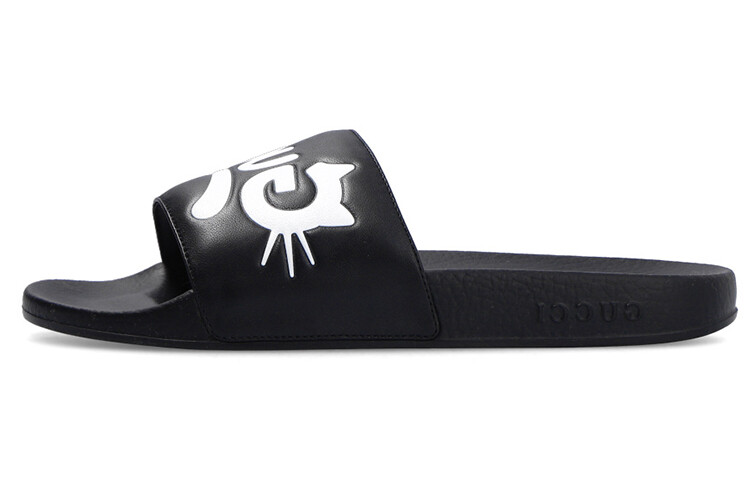 

Сандалии GUCCI Kitty Logo Slides Black Women's