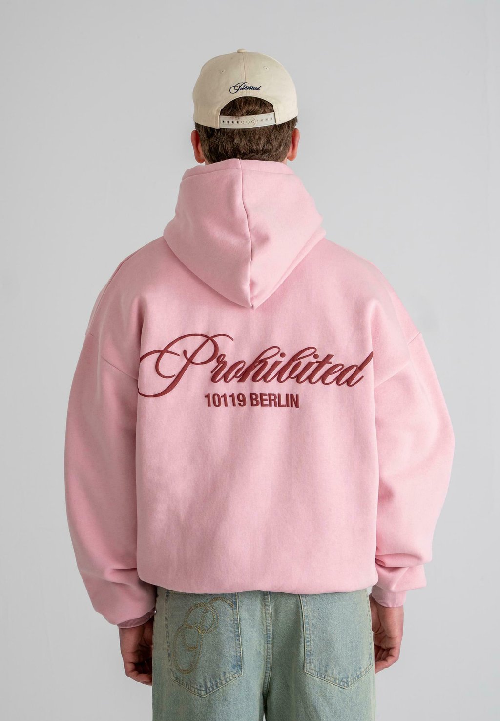 

Толстовка HOMETOWN - Hoodie PROHIBITED, розовый
