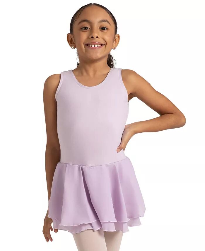 

Платье-майка с двухслойной юбкой для девочек Capezio, фиолетовый