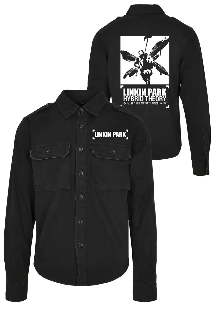 

Merchcode с длинным рукавом " Merchcode Мужская винтажная рубашка Linkin Park с длинным рукавом", черный