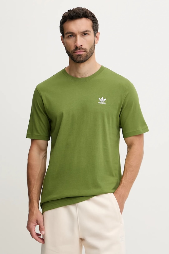 

Футболка хлопковая Trefoil Essential Adidas Originals, зеленый