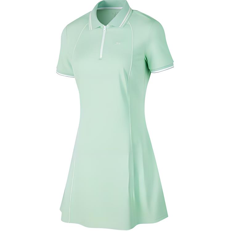 

Женское платье с коротким рукавом цвета лишайниково-зеленого Skechers, Lichen Green/0421