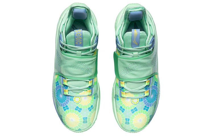 Мужские кроссовки Sonic IX CJ McCollum Premium - мятно-зеленый Lining — фото 4