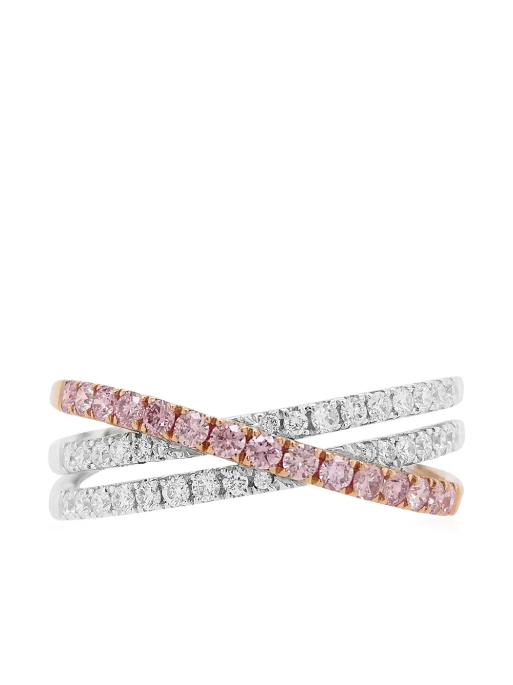 

Кольцо из белого золота с бриллиантами HYT Jewelry, серебяный