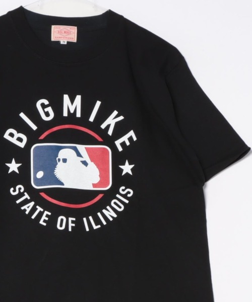 

Футболка с коротким рукавом, принт "BIG MIKE", MLB, черный