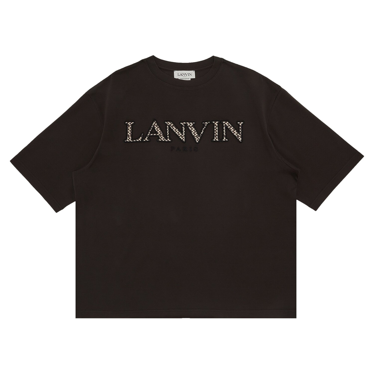 

Футболка Lanvin Curb Embed, Ebony