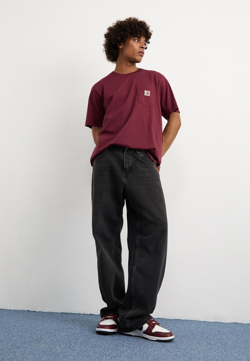 

Базовая футболка POCKET Carhartt WIP, Бордо