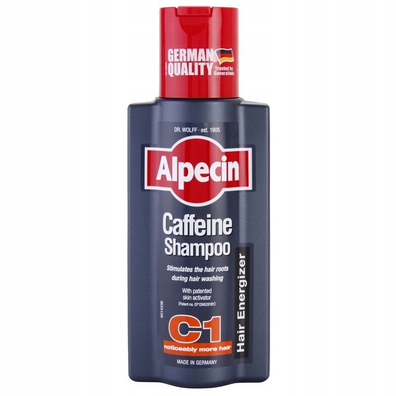 

Alpecin, Hair Energizer Coffein Shampoo C1, шампунь с кофеином, стимулирующий рост волос, 250 мл