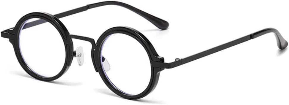 

Ретро круглые панк-солнцезащитные очки для женщин, модные градиентные леопардовые очки, очки цвета чайного дерева, защита от УФ-излучения UV400 для мужчин TVTBBVV, Black Clear