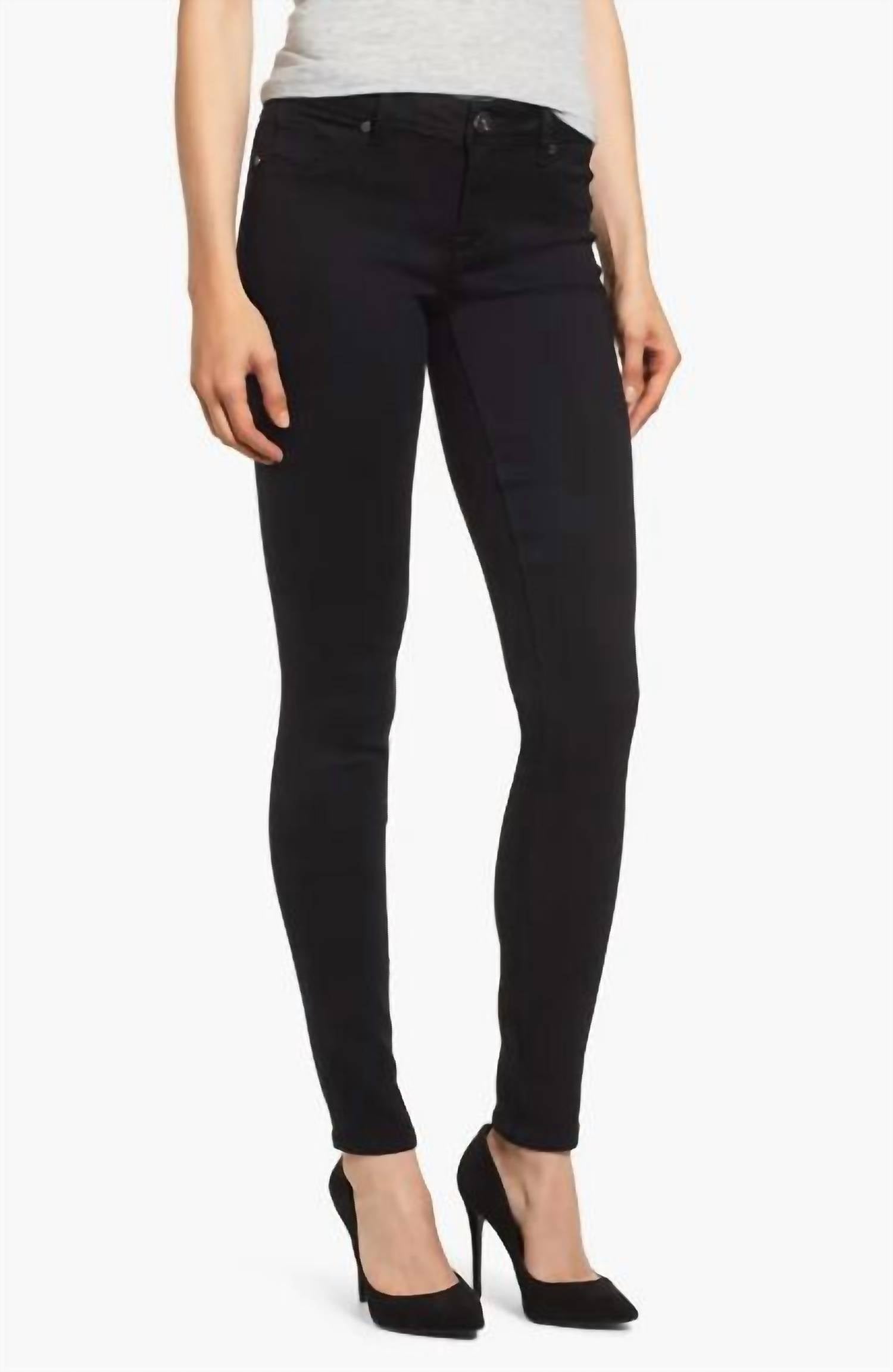 

Эластичные леггинсы Butter Stretch Ankle Leggings черного цвета 1822 Denim