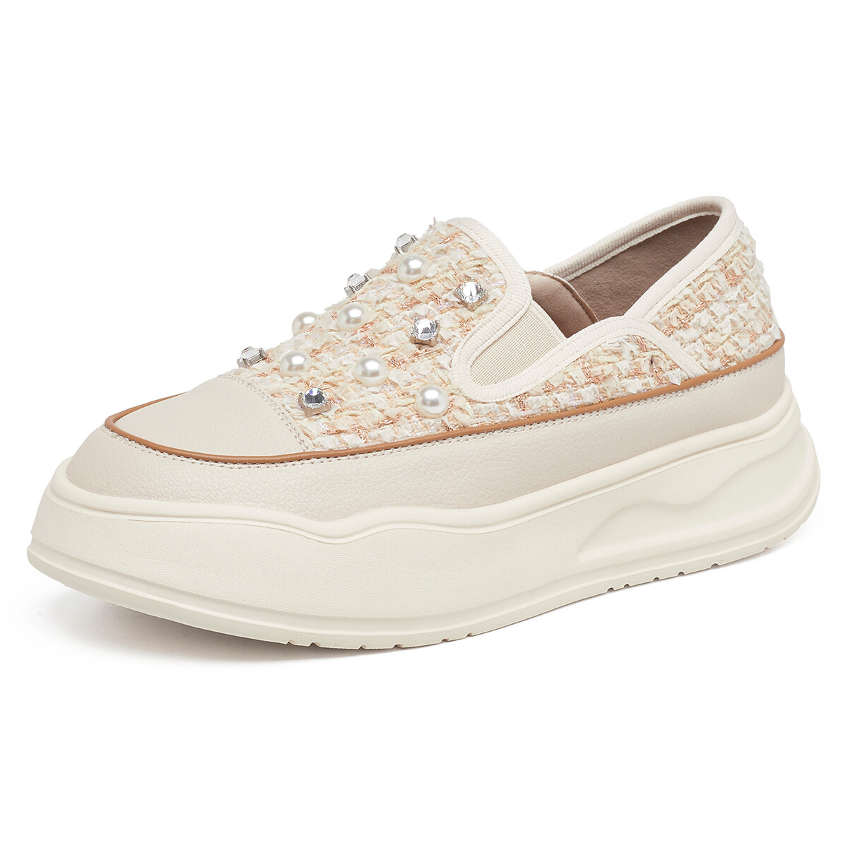 

Кроссовки для образа жизни Женские низкие Oulisasi, цвет Black/Beige