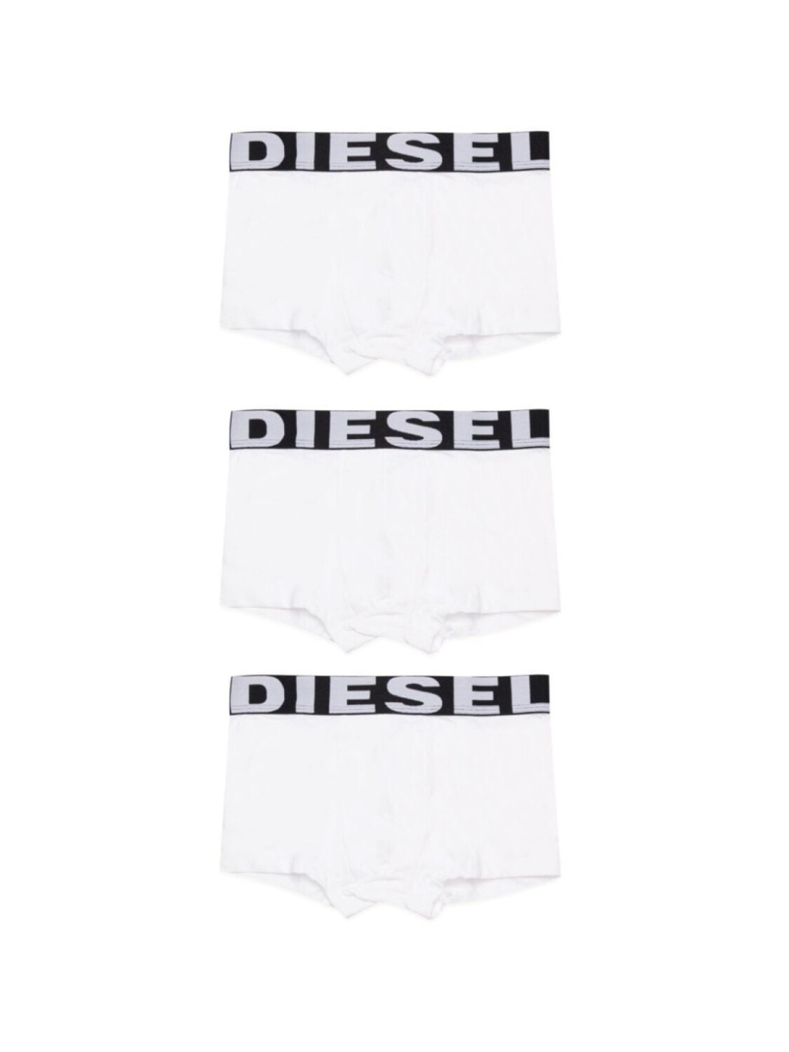 

Комплект из трех боксеров с логотипом Diesel Kids, белый