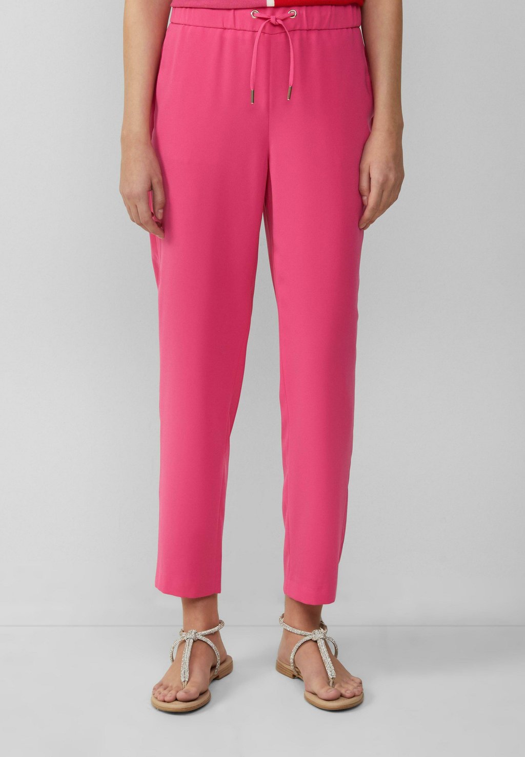 

Спортивные штаны JOG AUS CRÊPE MIT ELASTIKBUND s.Oliver BLACK LABEL, розовый