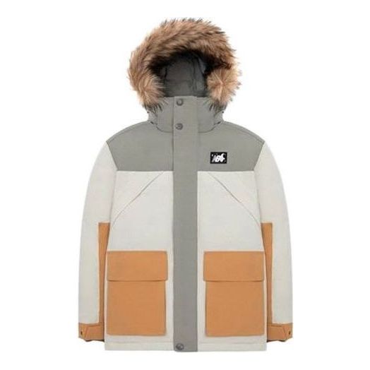 

Куртка New Balance x Tyakasha Color Block Jacket 'Grey White Orange', серый