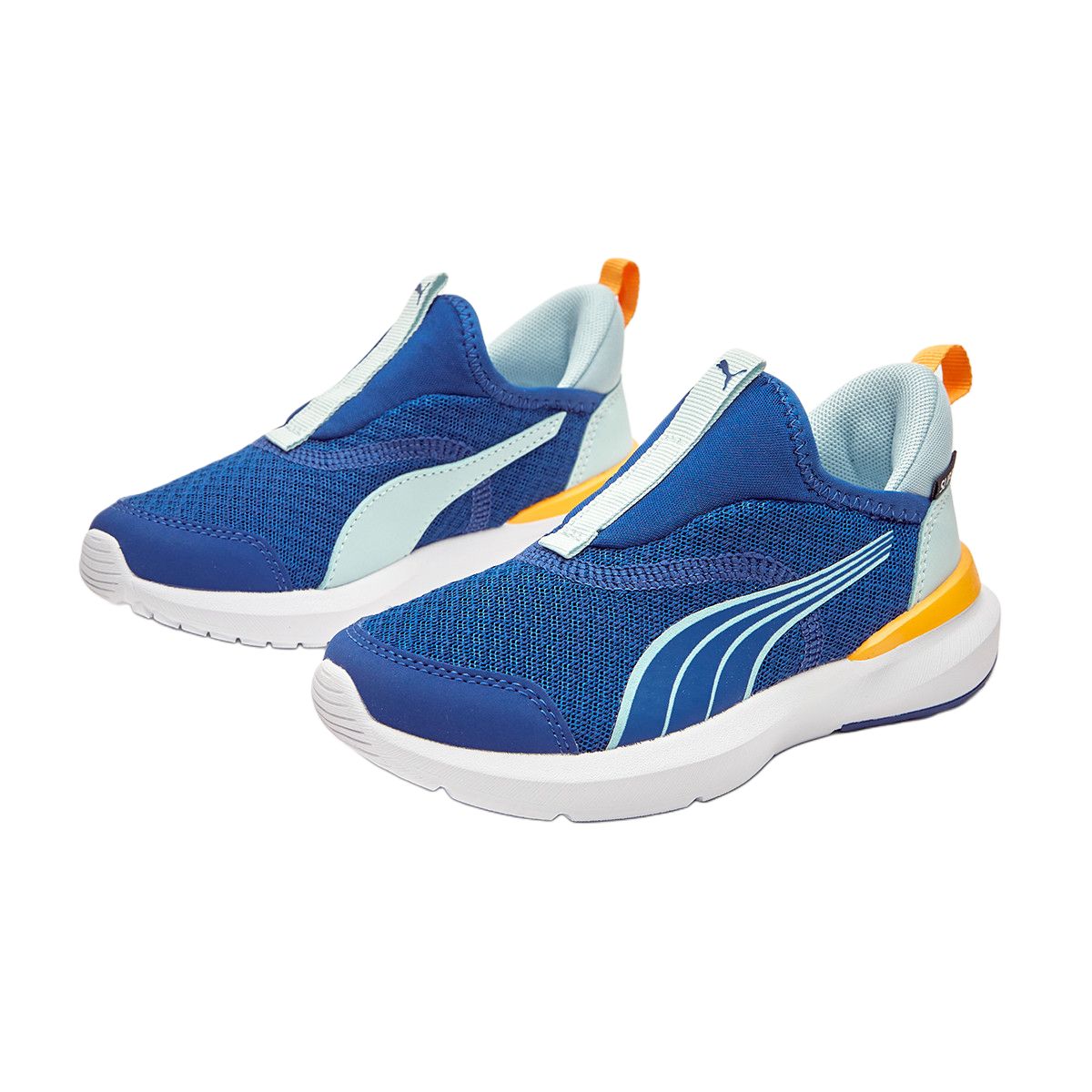 Кроссовки для бега KRUZ PROFOAMSlip Low Top для детей PUMA, синий — фото 2
