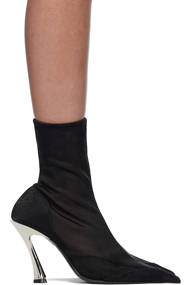 Ботинки Fang 95 по щиколотку Mugler, черный