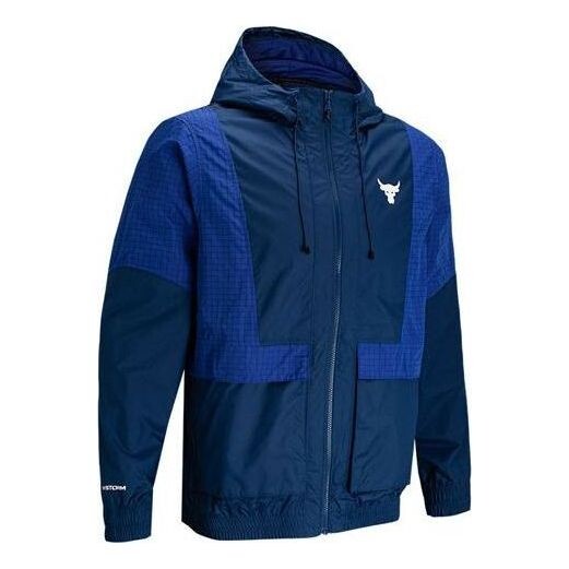 

Куртка project rock storm windbreaker 'royal blue' Under Armour, синий