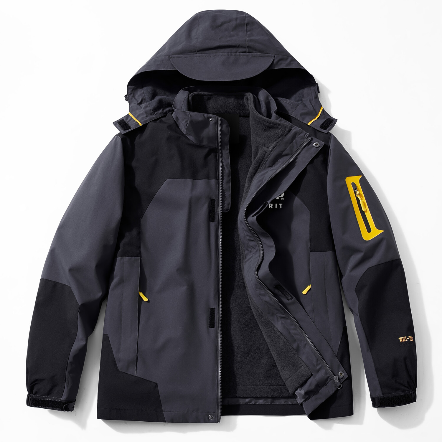 

Ветровка Куртка Унисекс Jeep Spirit, цвет Men's Gray (3-in-1)