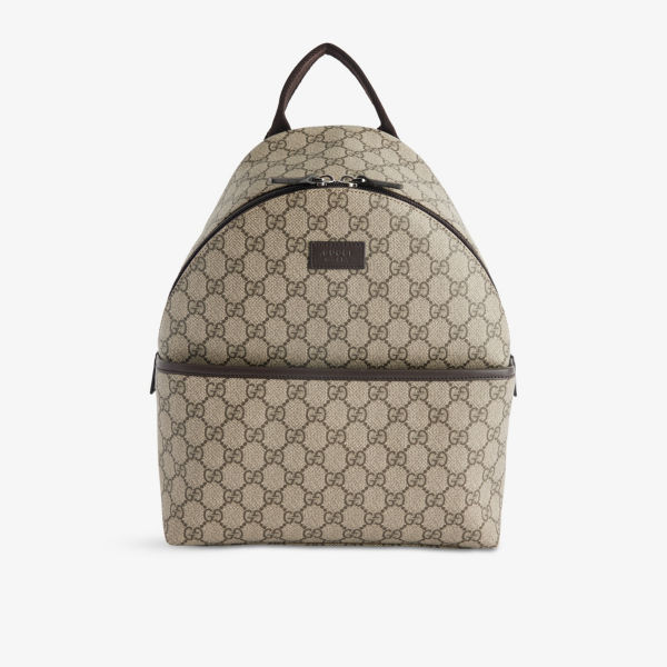 

Детский холщовый рюкзак с монограммой Gucci, мультиколор