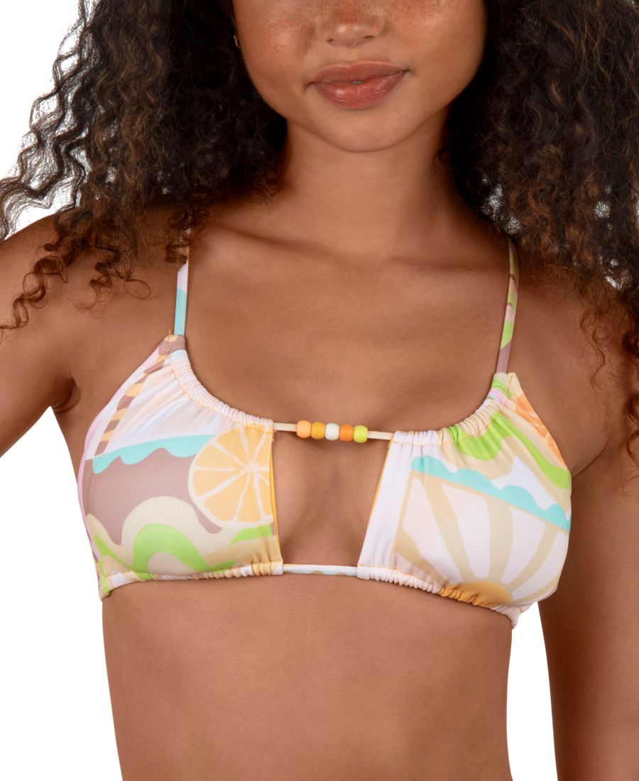 

Бикини-топ с вырезом-лодочкой Vacay Dreams для подростков Hurley, Sour Apple