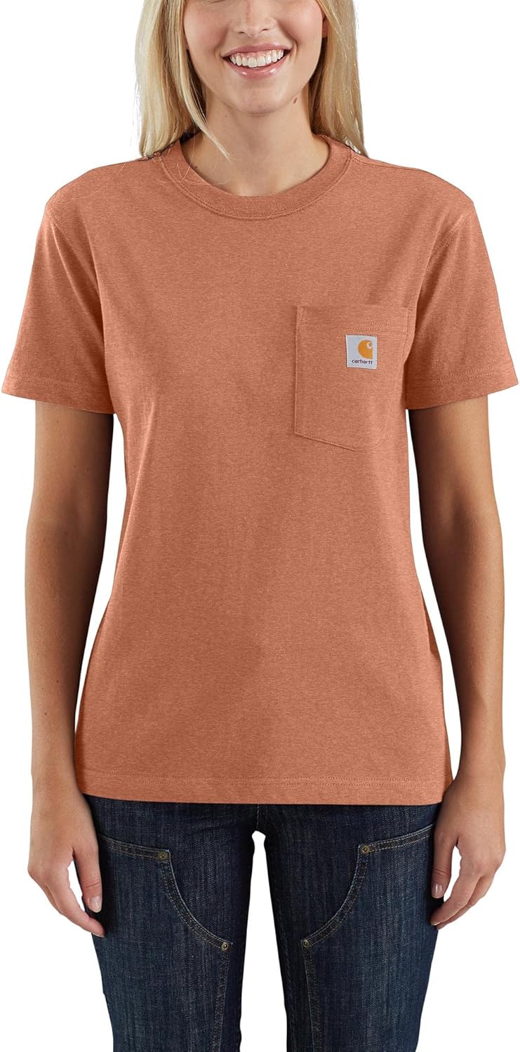 

Carhartt женская футболка с карманом, свободный крой, плотная ткань, короткий рукав, Ginger Heather, Желтый, Carhartt женская футболка с карманом, свободный крой, плотная ткань, короткий рукав, Ginger Heather