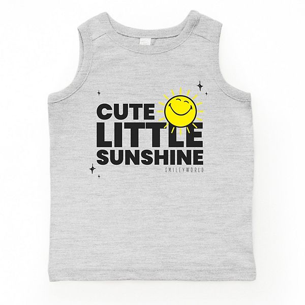 

Smileyworld милая маленькая солнышко детский топ The Juniper Shop, Heather Grey