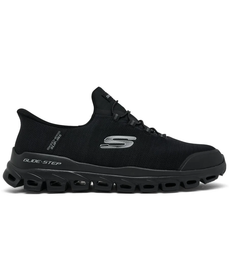 Мужские слипоны: кроссовки для ходьбы Glide-Step Zefyr Wide-Width от Finish Line Skechers, черный — фото 2