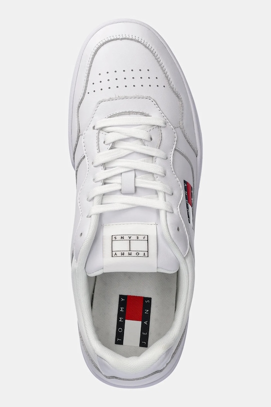 Кожаные кроссовки TJM CUPSOLE LEATHER ESS Tommy Jeans, белый — фото 4