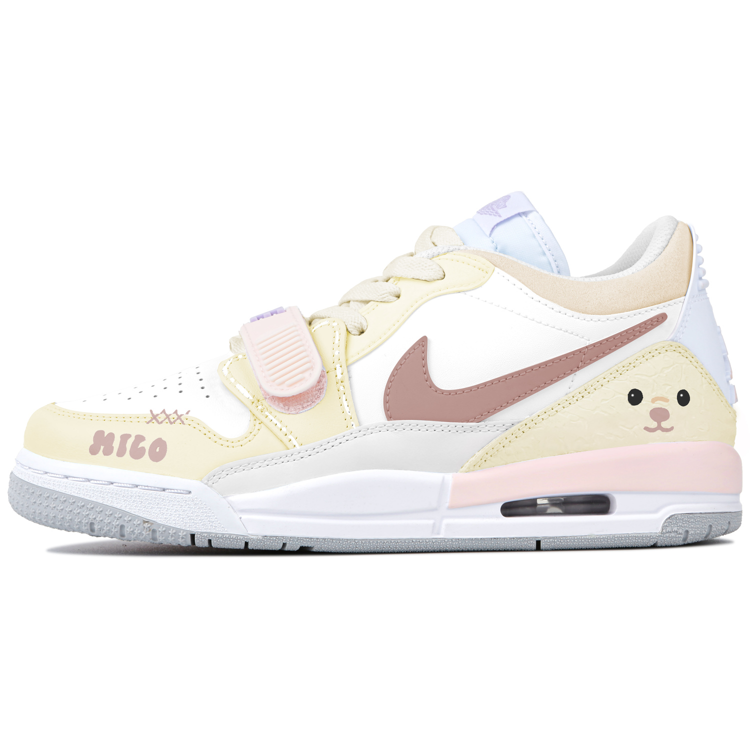 

Легги 312 низкие винтажные баскетбольные кроссовки унисекс Jordan, желтый