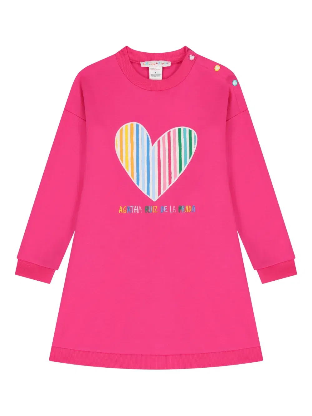 Комплект из платья и колготок с принтом Agatha Ruiz De La Prada, розовый — фото 3