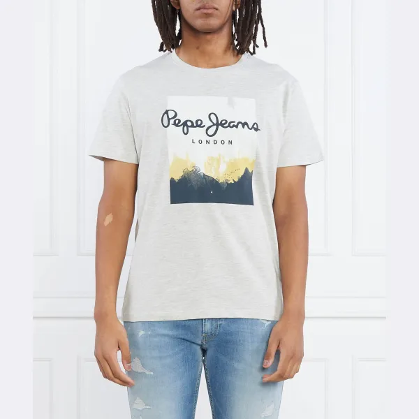 

Футболка стандартного кроя Pepe Jeans London, серый