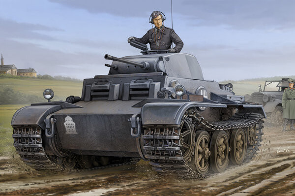 

Комплект модели немецкого Pzkpfw.II Ausf.J Hobby Boss