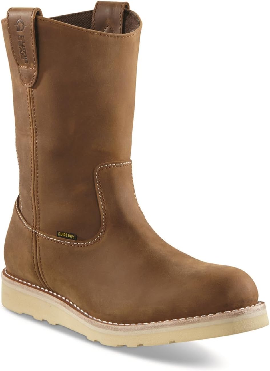

Водонепроницаемые сапоги Guide Gear Wedge 10 для мужчин, средние по высоте, кожаные, с влаговыводящей подкладкой, коричневый