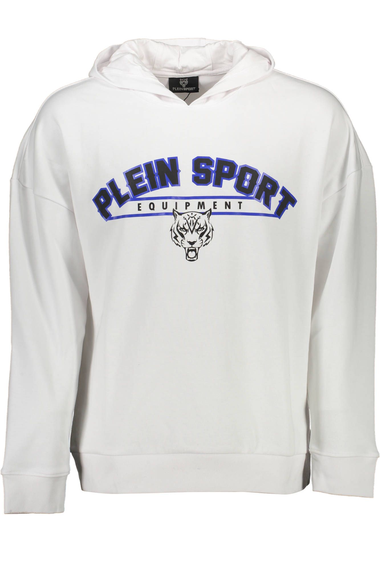 

Белый хлопковый мужской свитер Plein Sport
