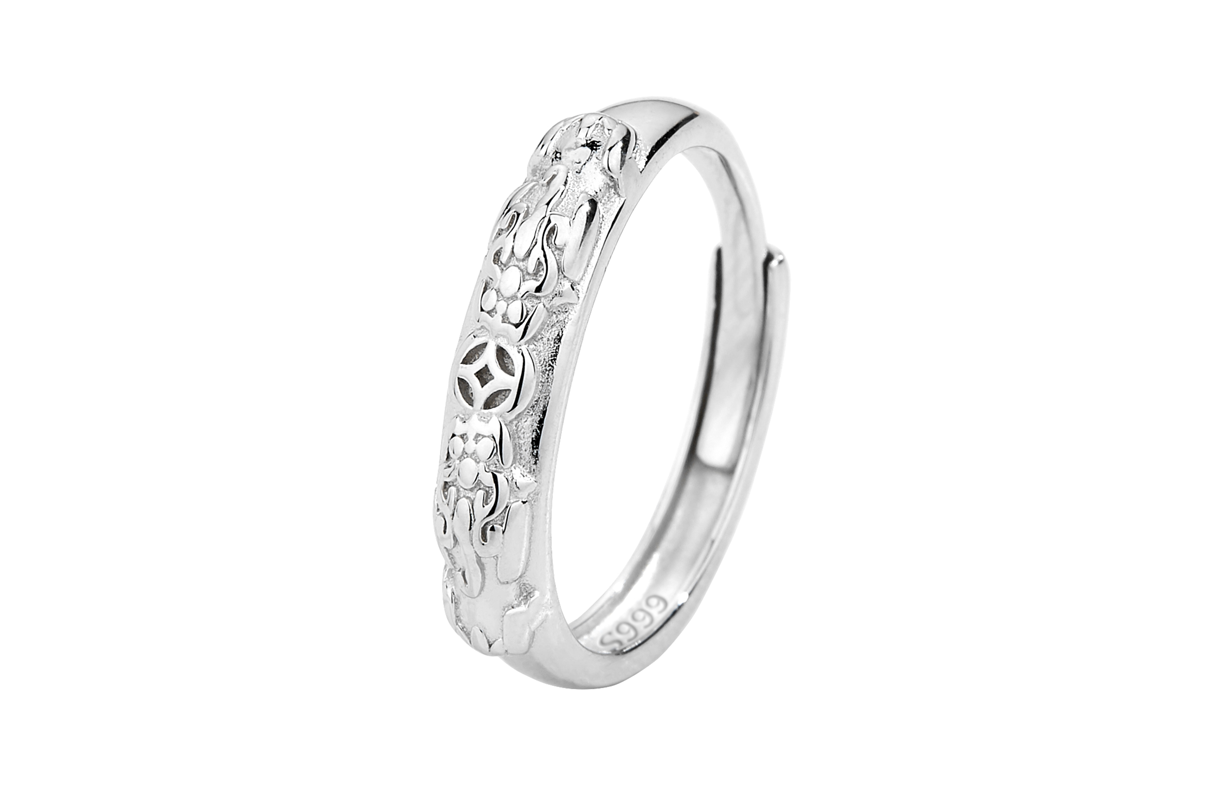 

ENFANTIN Кольцо из серебра 925 пробы с покрытием из серебра 999 пробы Unisex