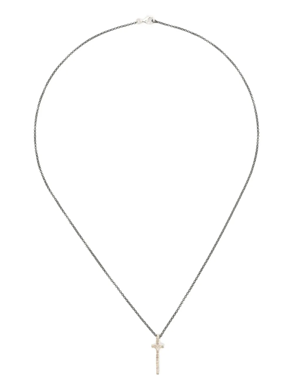 

Серебряное колье Cross с бриллиантами Rosa Maria, серебряный