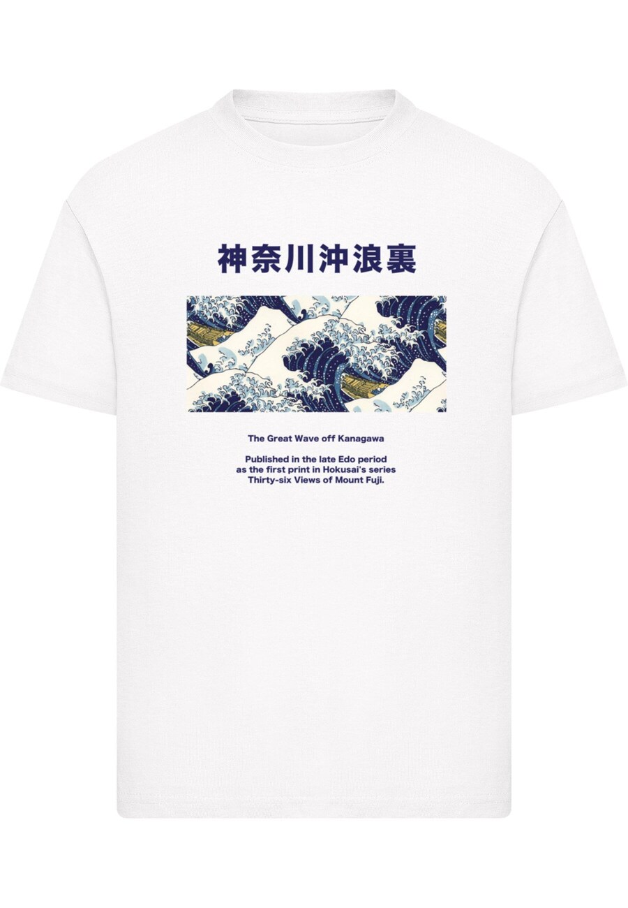 

Рубашка Merchcode APOH - Hokusai 36, белый