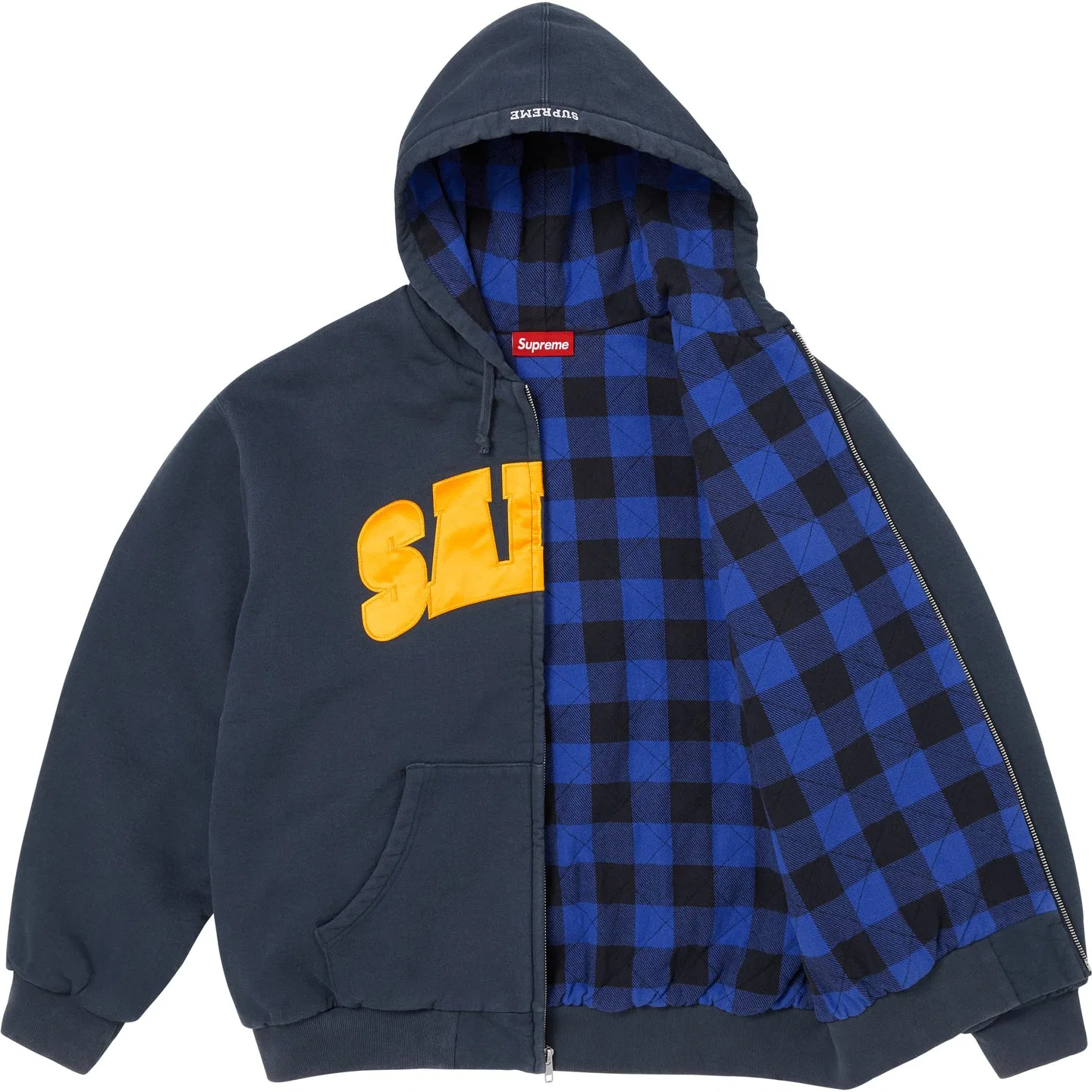 Худи Supreme x SALEM SS26 WEEK12 Marine Blue — фото 4