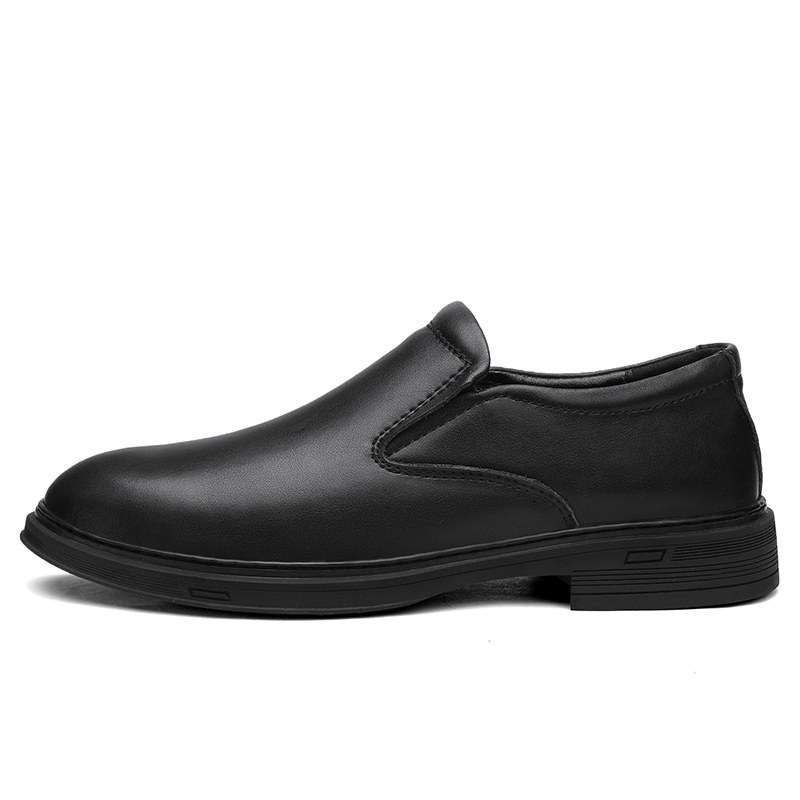 

Мужские лоферы Black King Jinmai, черные слипоны 61155-KK