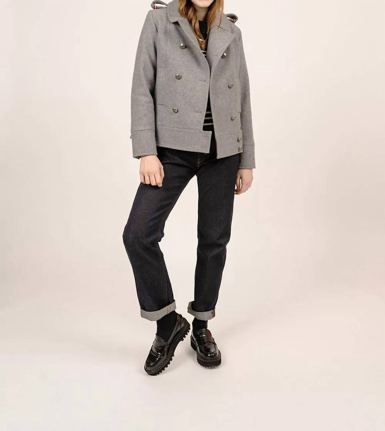 

Куртка Ste Brigitte Coat серого цвета SAINT JAMES