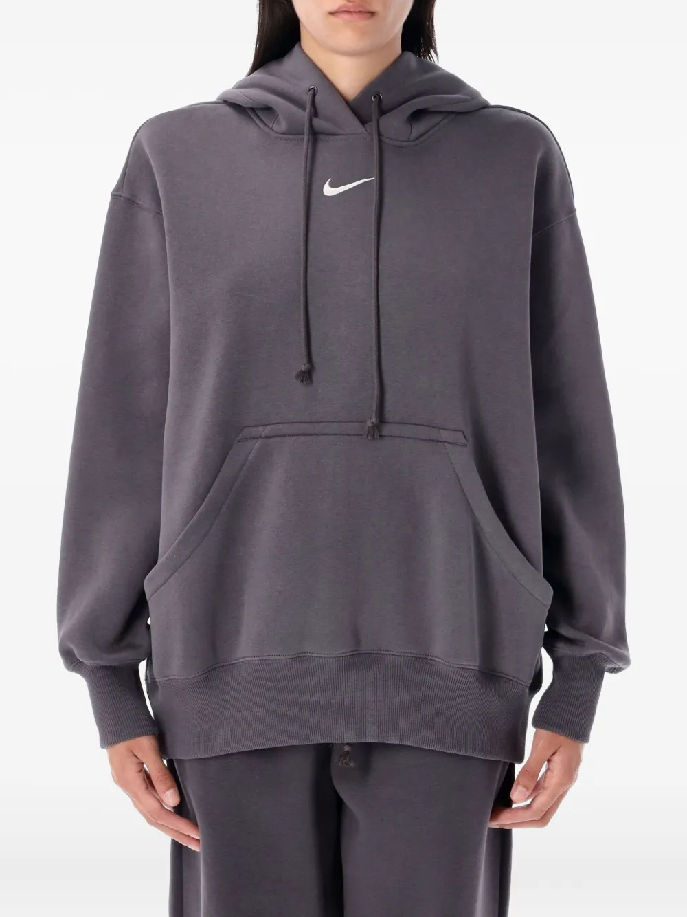 

Толстовка с вышитым логотипом Nike, серый