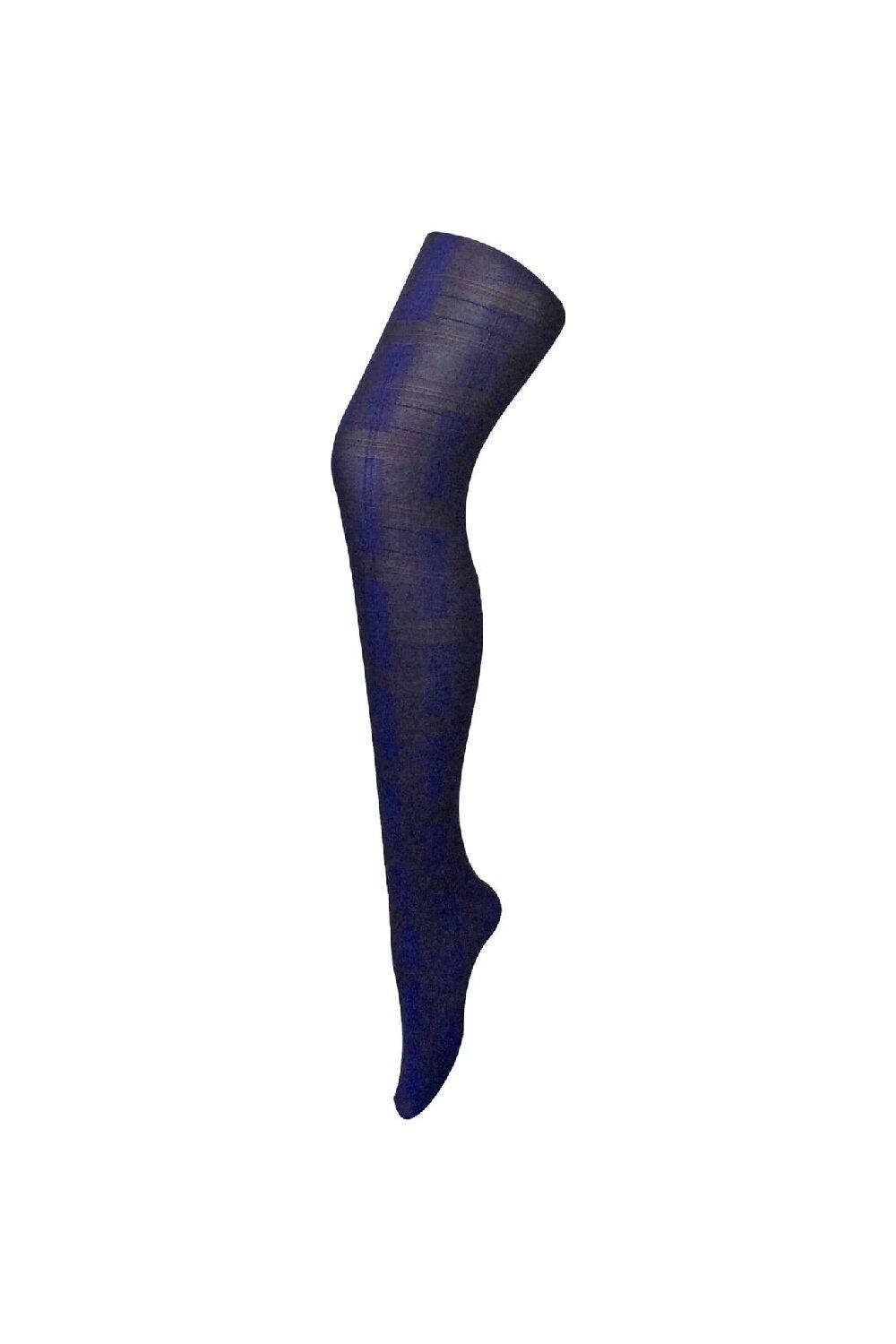 

Модные колготки с цветным непрозрачным рисунком плотностью 80 ден — Skye Sock Snob, синий